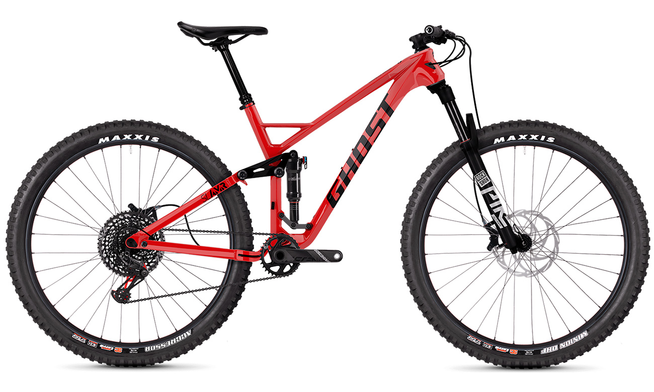 Фотографія Велосипед Ghost SLAMR 9.9 LC Unisex 29" (2020) 2020 Червоно-чорний
